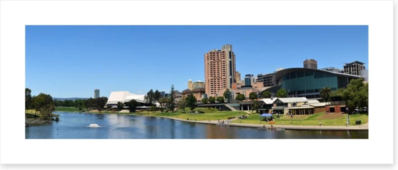 Adelaide skyline from the River Torrens - Image 2