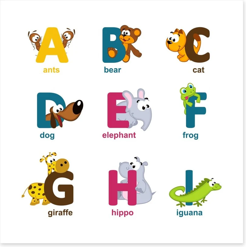 Alphabet animals - A to I - Image 2