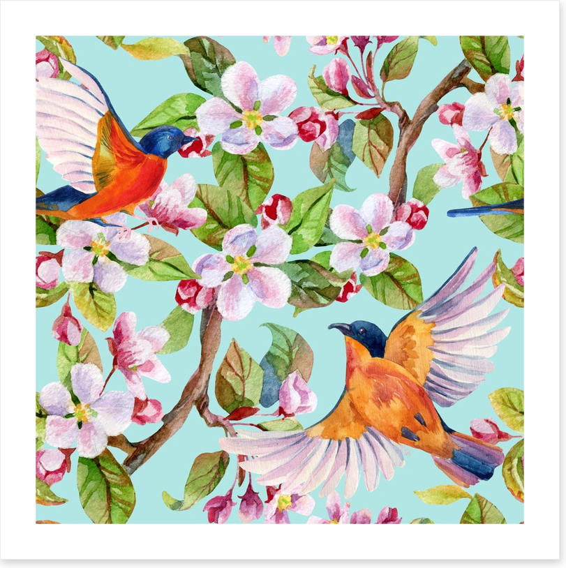 Apple blossom birds - Image 2