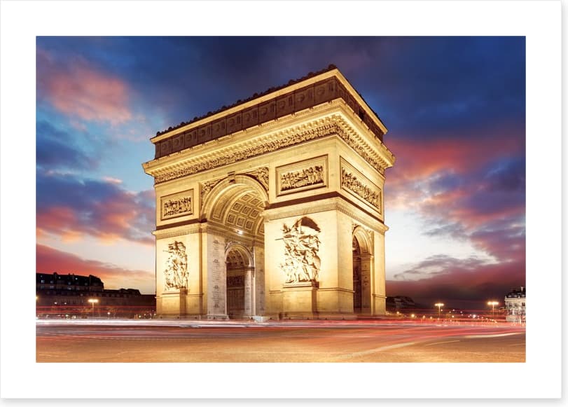 Arc de Triumph at dusk - Image 2