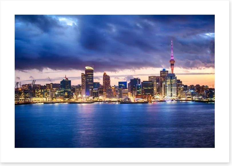 Auckland skyline at dusk - Image 2