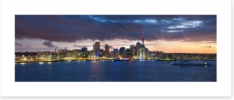 Auckland skyline at dusk - Image 2