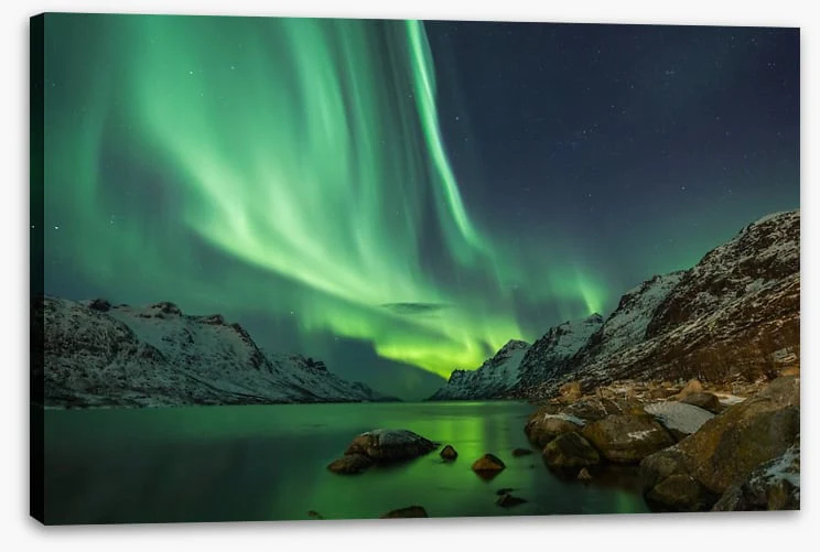 Aurora Borealis over the fjord - Image 2