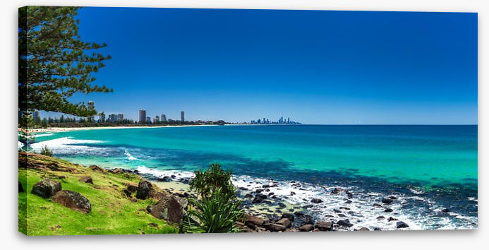 Gold Coast beach panorama - Image 2
