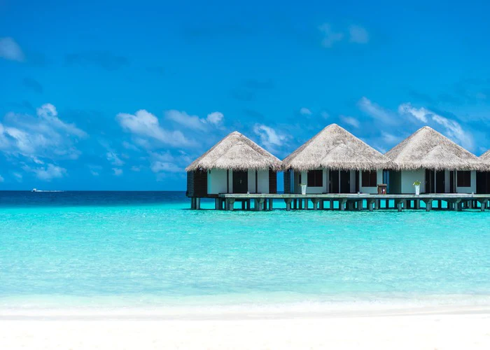 Idyllic water bungalows, Maldives