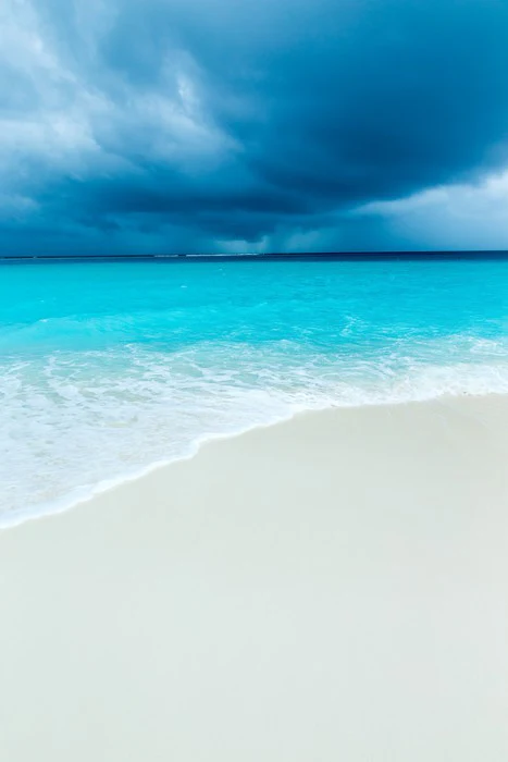 Stormy lagoon
