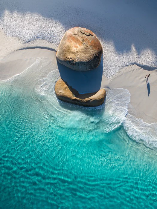 Big rocks on Little Beach