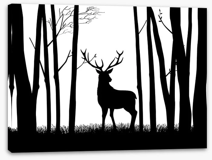 Deer in the woods - Image 2