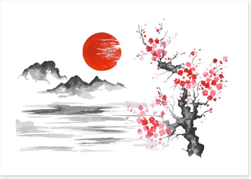 Blood moon and blossom - Image 2