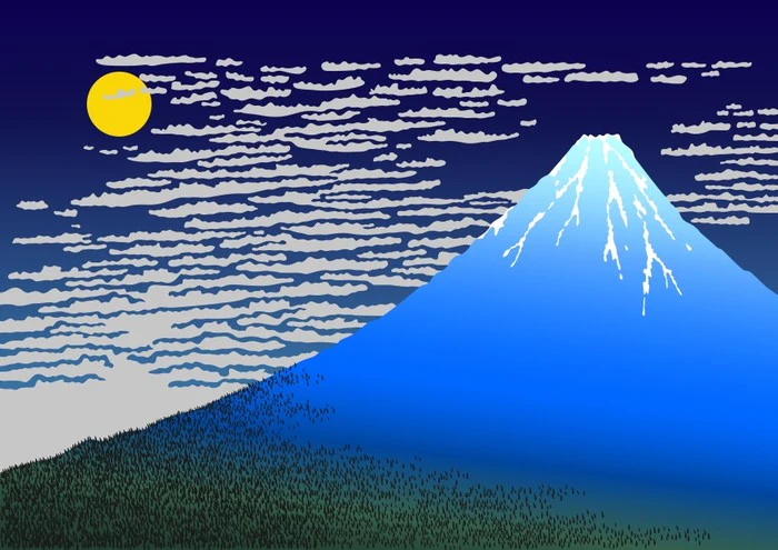 Blue mountain dusk