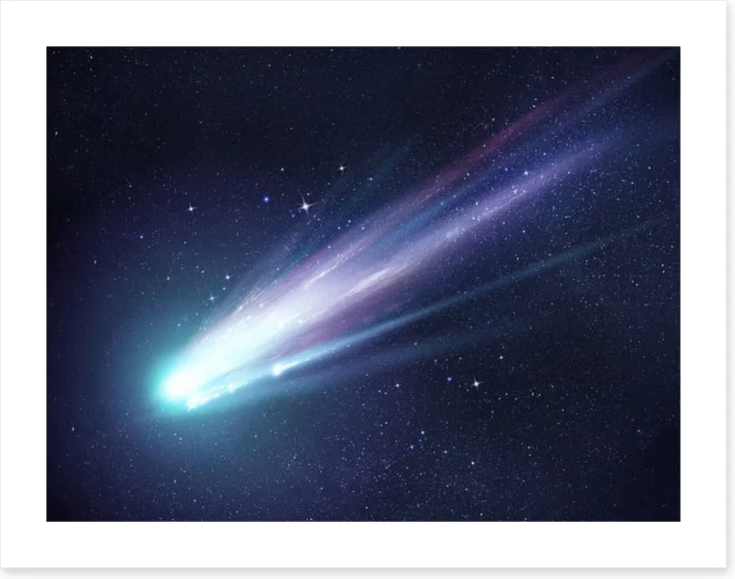 Bright glowing comet - Image 2