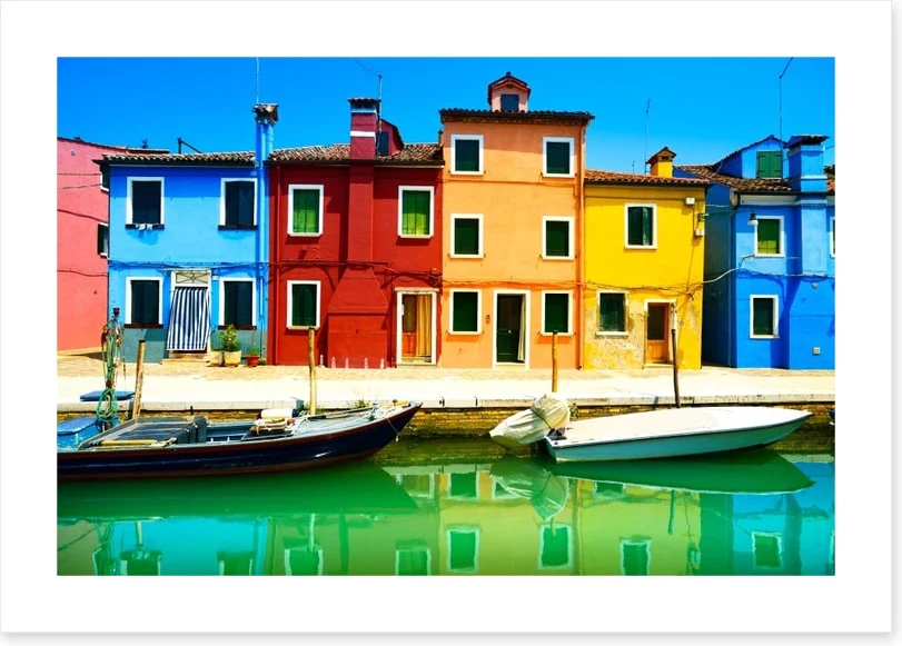 Burano island canal, Italy - Image 2