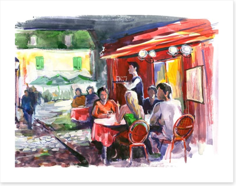 Cafe in the piazza - Image 2