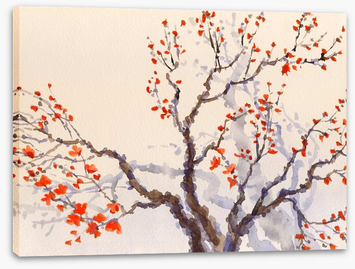 Red budding tree - Image 2