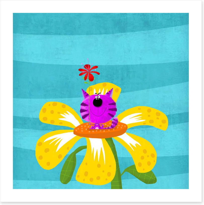 Cat in the flower - Image 2