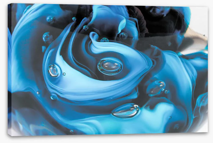 Droplets in blue - Image 2