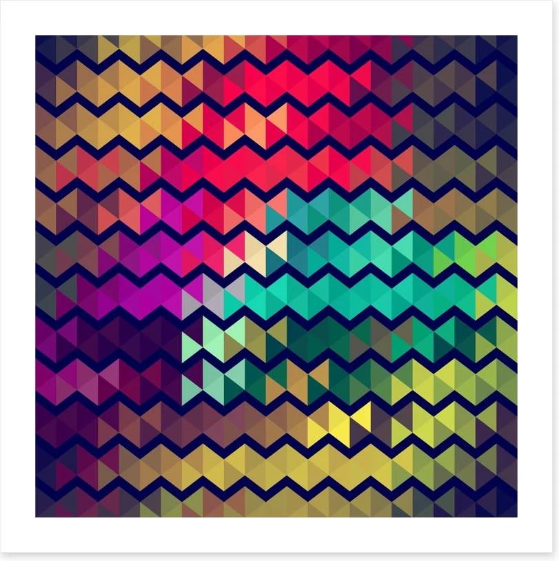 Cool retro zigzags - Image 2