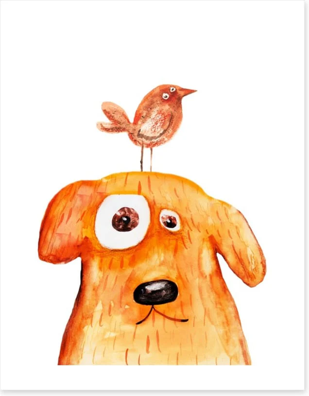 Dog and bird - Image 2