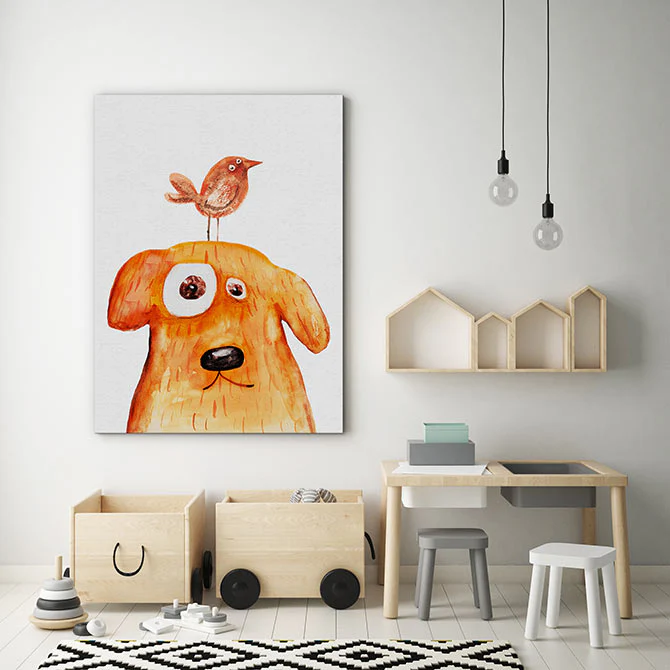 Dog and bird - Image 3