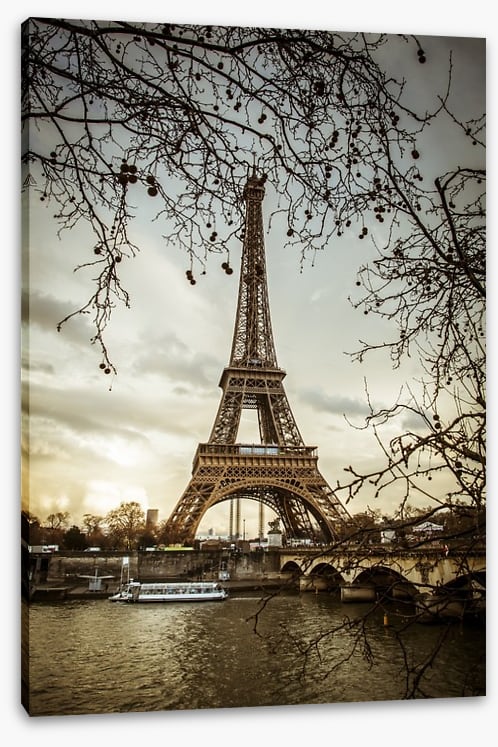 Eiffel tower from the Seine, France - Image 2