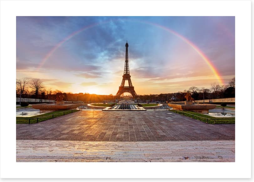 Eiffel tower rainbow - Image 2