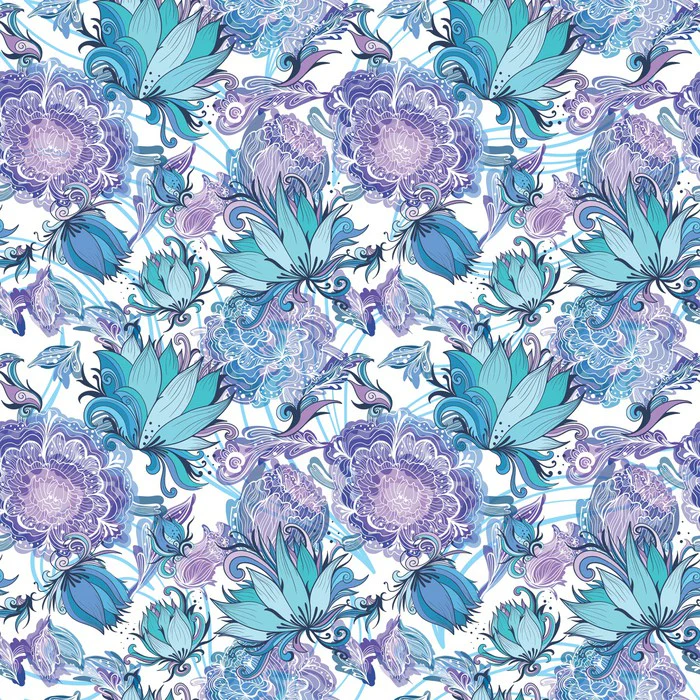 Lotus and peony