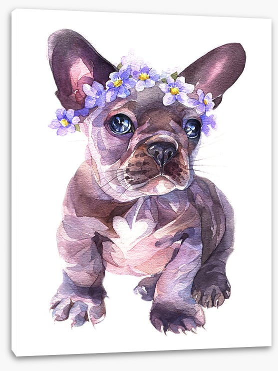 Flower crown Frenchie - Image 2