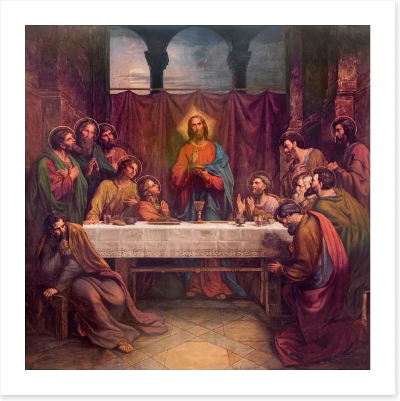 Fresco of the last supper - Image 2