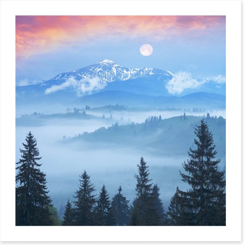 Full moon mountain - Image 2