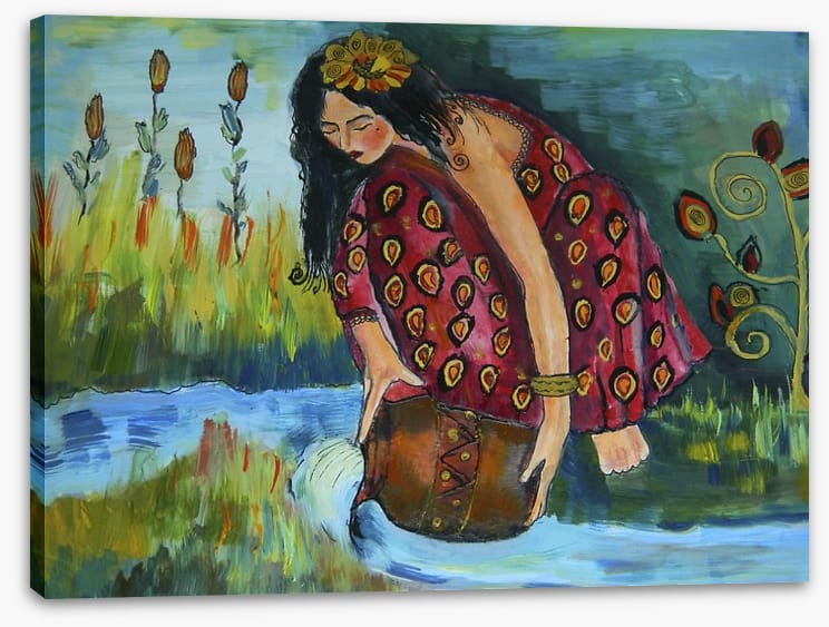 Girl by the river - Image 2
