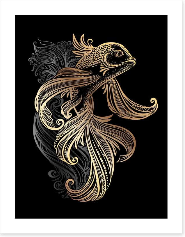 Golden koi carp - Image 2