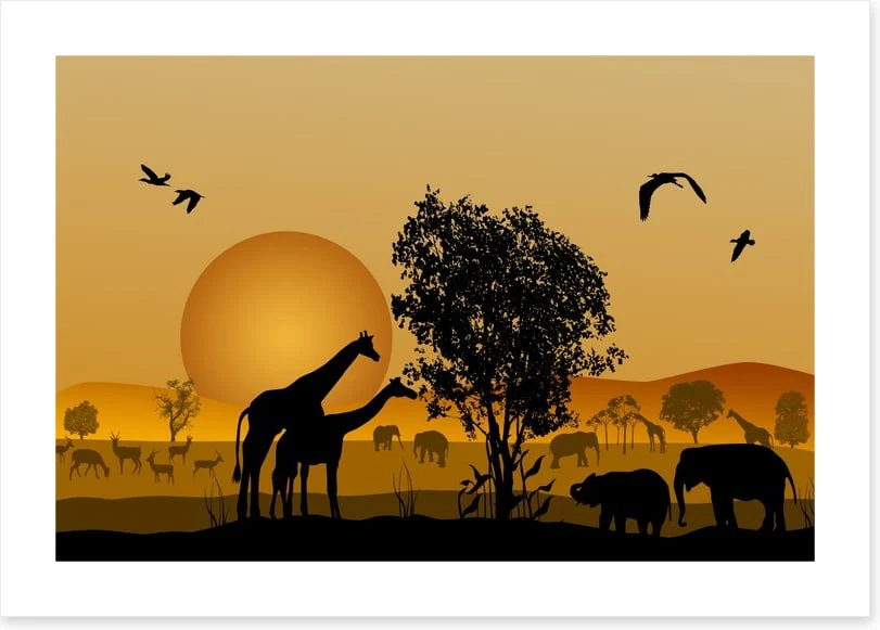 Golden safari sunset - Image 2