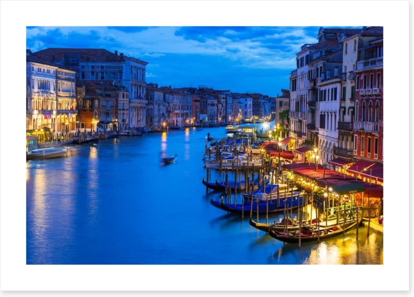 Grand Canal twilight, Italy - Image 2