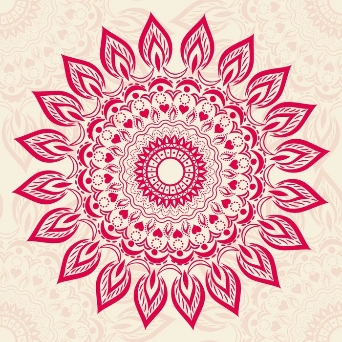 Henna mandala