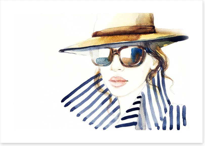 In nautical stripes - Image 2