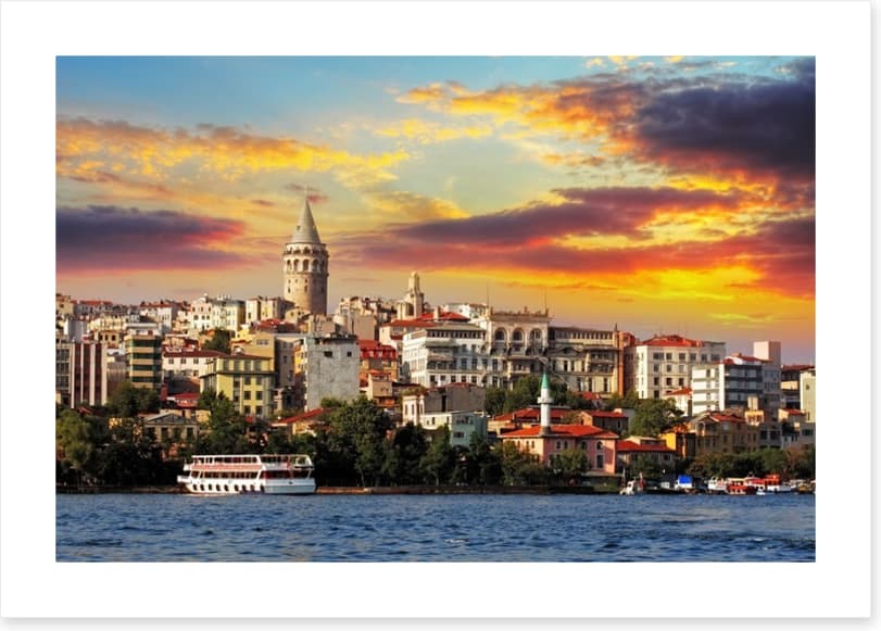 Istanbul skyline sunset - Image 2