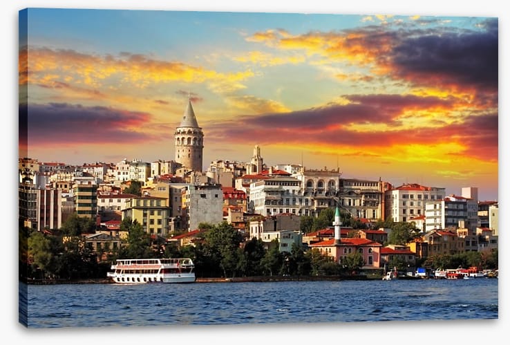 Istanbul skyline sunset - Image 2
