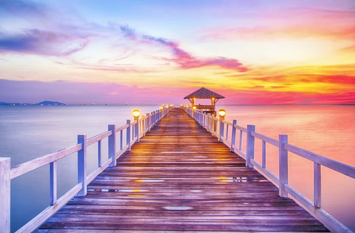 Just before sunrise