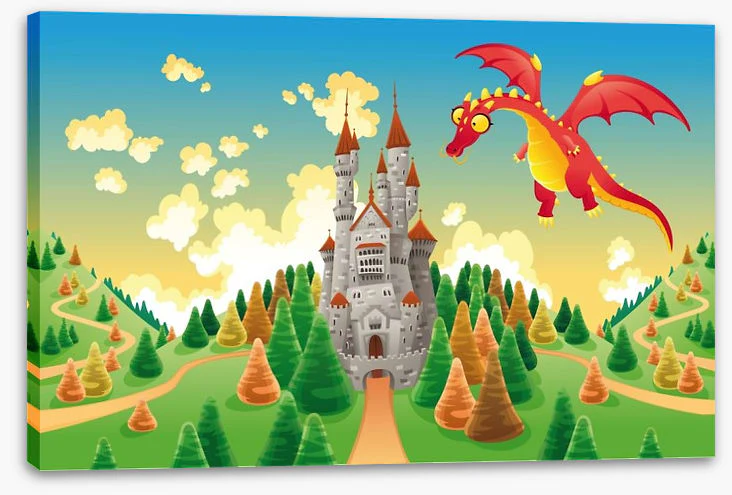 The dragon and the castle - Image 2