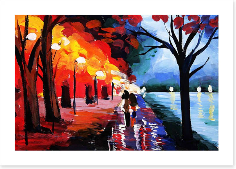 Lovers by the lake - Image 2
