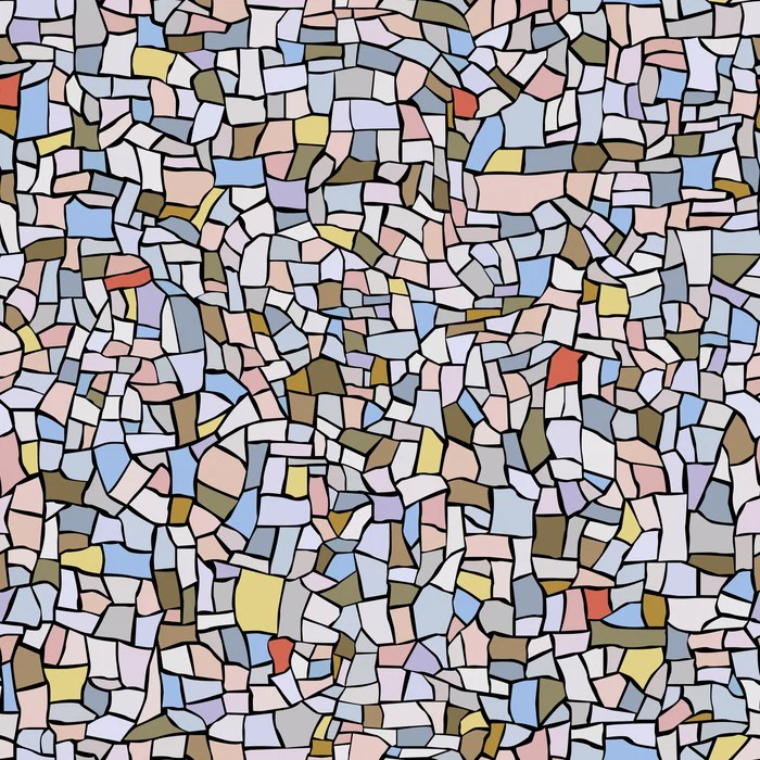 Marble grey mosaic