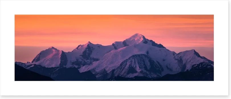 Mont Blanc sunset panorama - Image 2
