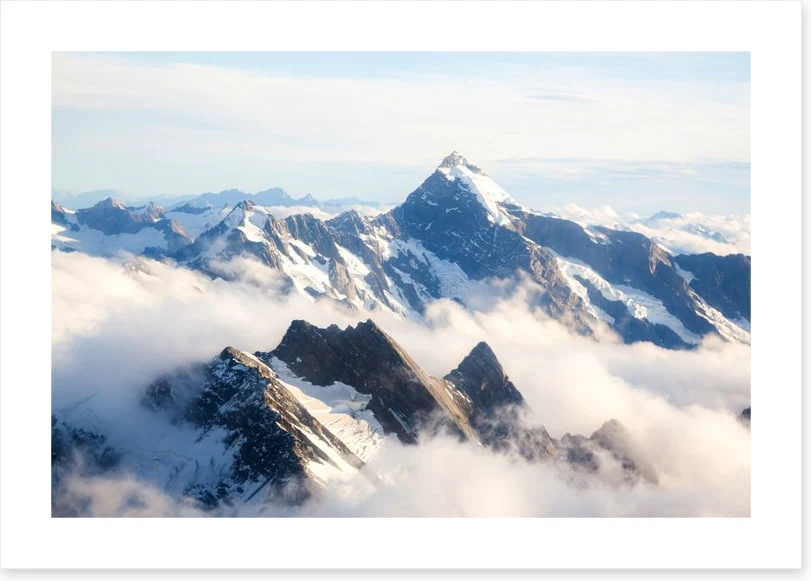 Mount Cook in the clouds - Image 2
