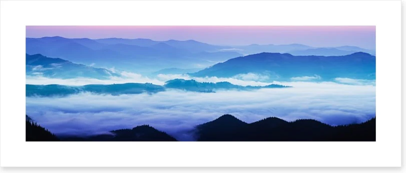 Mountain sunrise panorama - Image 2