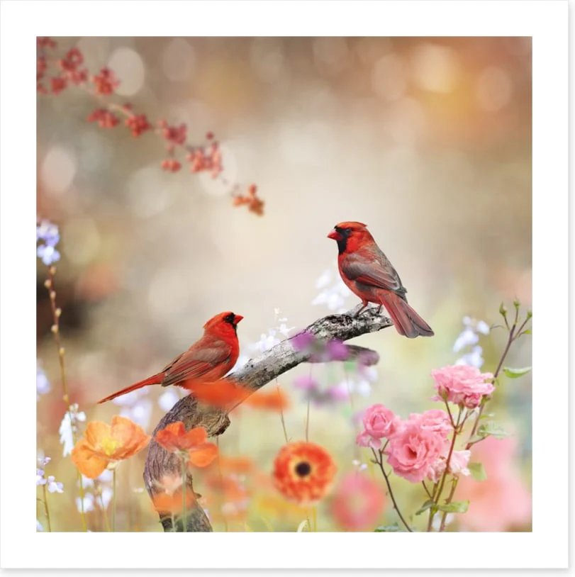 Northern cardinals - Image 2