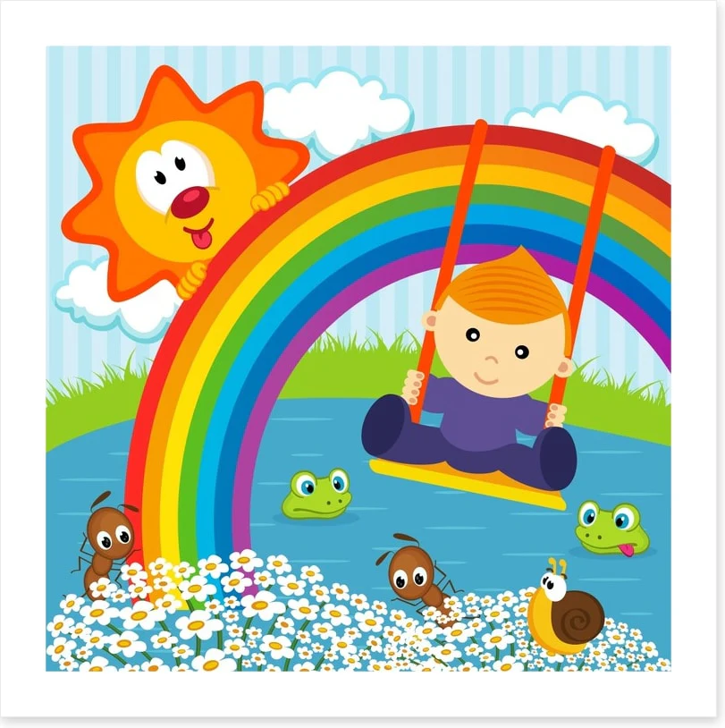 On the rainbow swing - Image 2