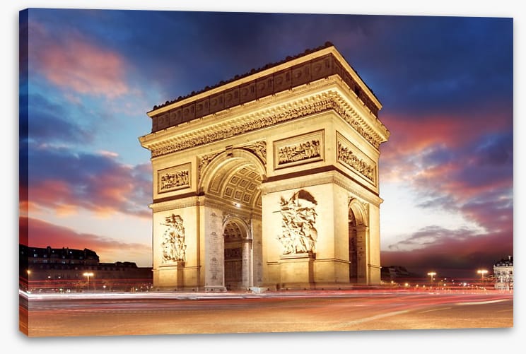 Arc de Triumph at dusk - Image 2