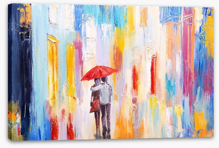 Couple in the rain - Image 2