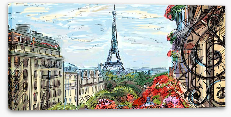 View to the Eiffel Tower - Image 2