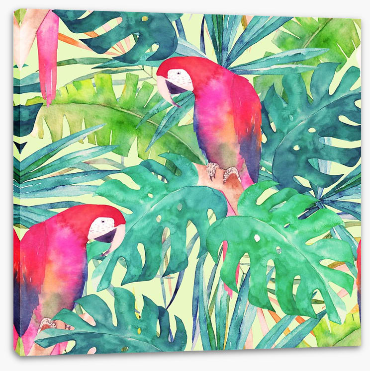 Parrot and palms - Image 2
